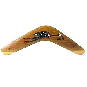 Souvenir of Australia-Handmade,Handcrafted Collector’s Boomerang w/instructions